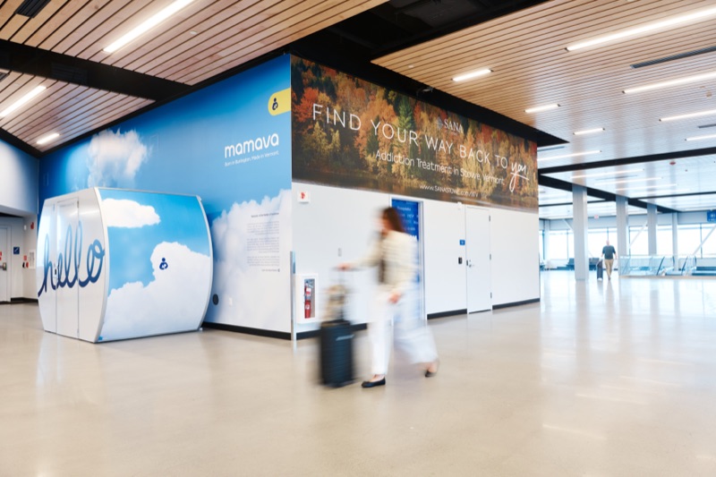 Mamava nursing pods in the terminal